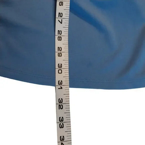 J. Jill Button Up Tunic Top Womens Size Medium Blue Preppy Casual Career - Picture 10 of 15